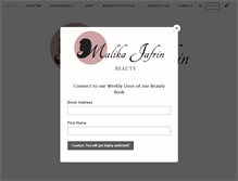 Tablet Screenshot of malikajafrin.com